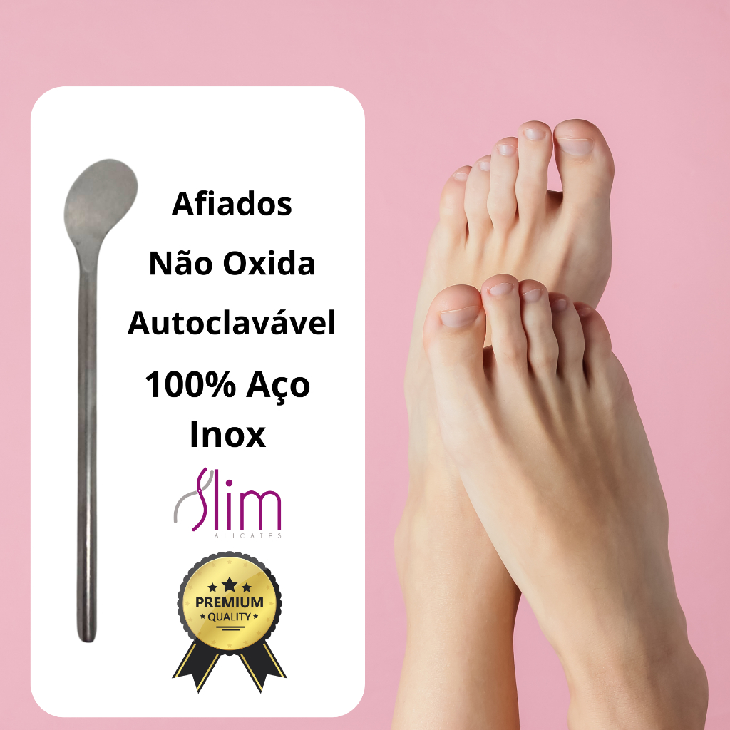 Kit com 04 Espátula para Calosidade aço inoxidável