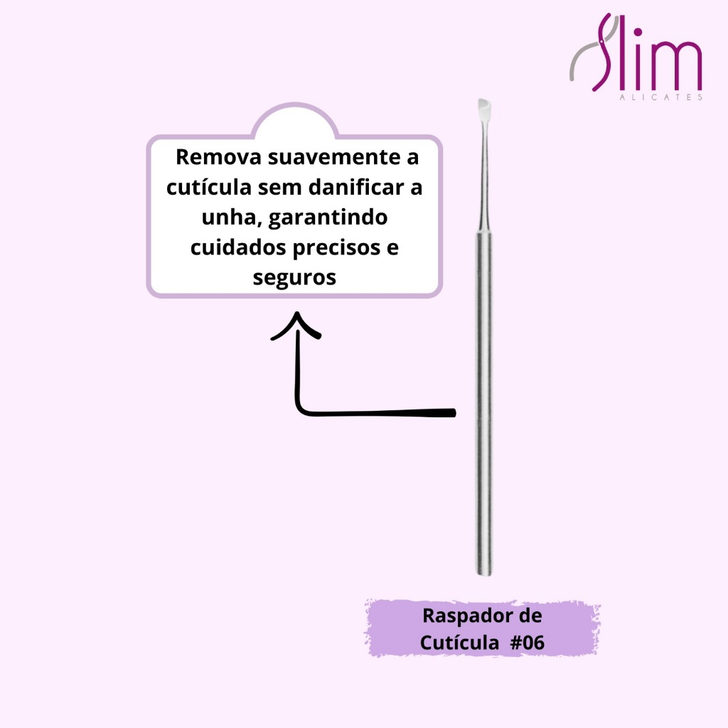Kit Cutelaria Pedicure Profissional Instrumentos 7 Peças Inox Slim - Promoção