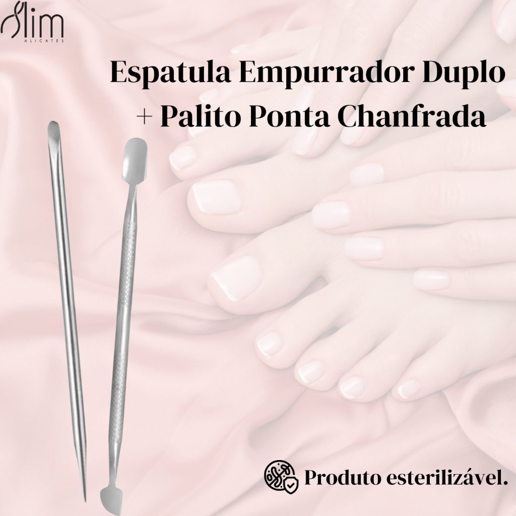 Empurrador 01 + Palito Ponta Chanfrada 04 Slim